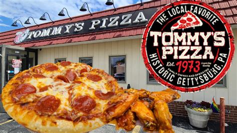 Tommies pizza - Tommy's Pizza. A historic pizza and craft beer establishment serving Gettysburg, PA since 1973. 105 Steinwehr Ave, Gettysburg, PA. info@tommyspizzainc.com. (717)334-8966. 